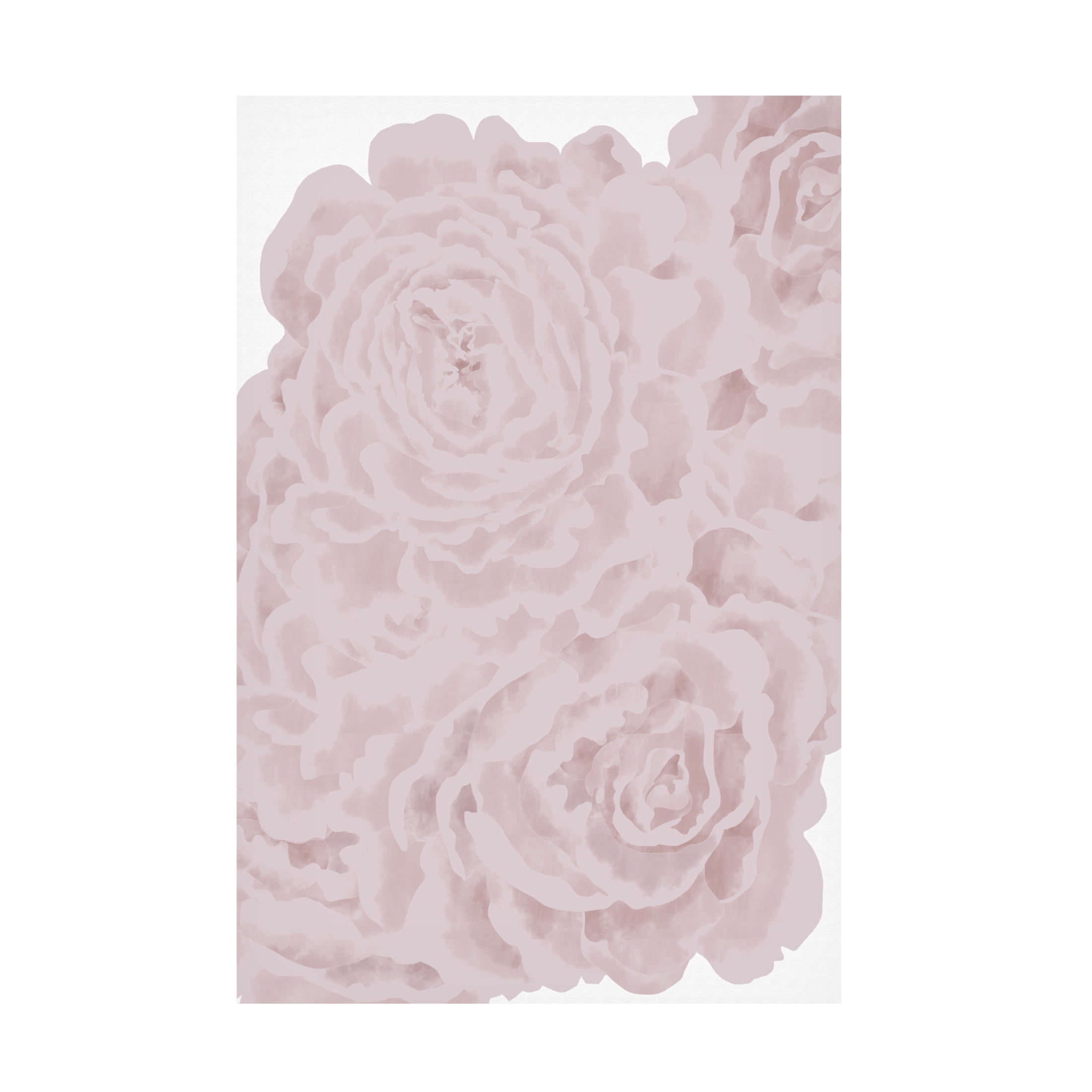 Canvas Wall Art - Pictufy Studio Ii 'Bed Of Roses' Wall Art for Living Room, Bedroom, or Office Décor by Trademark Fine Art - 22 x 32 Inches
