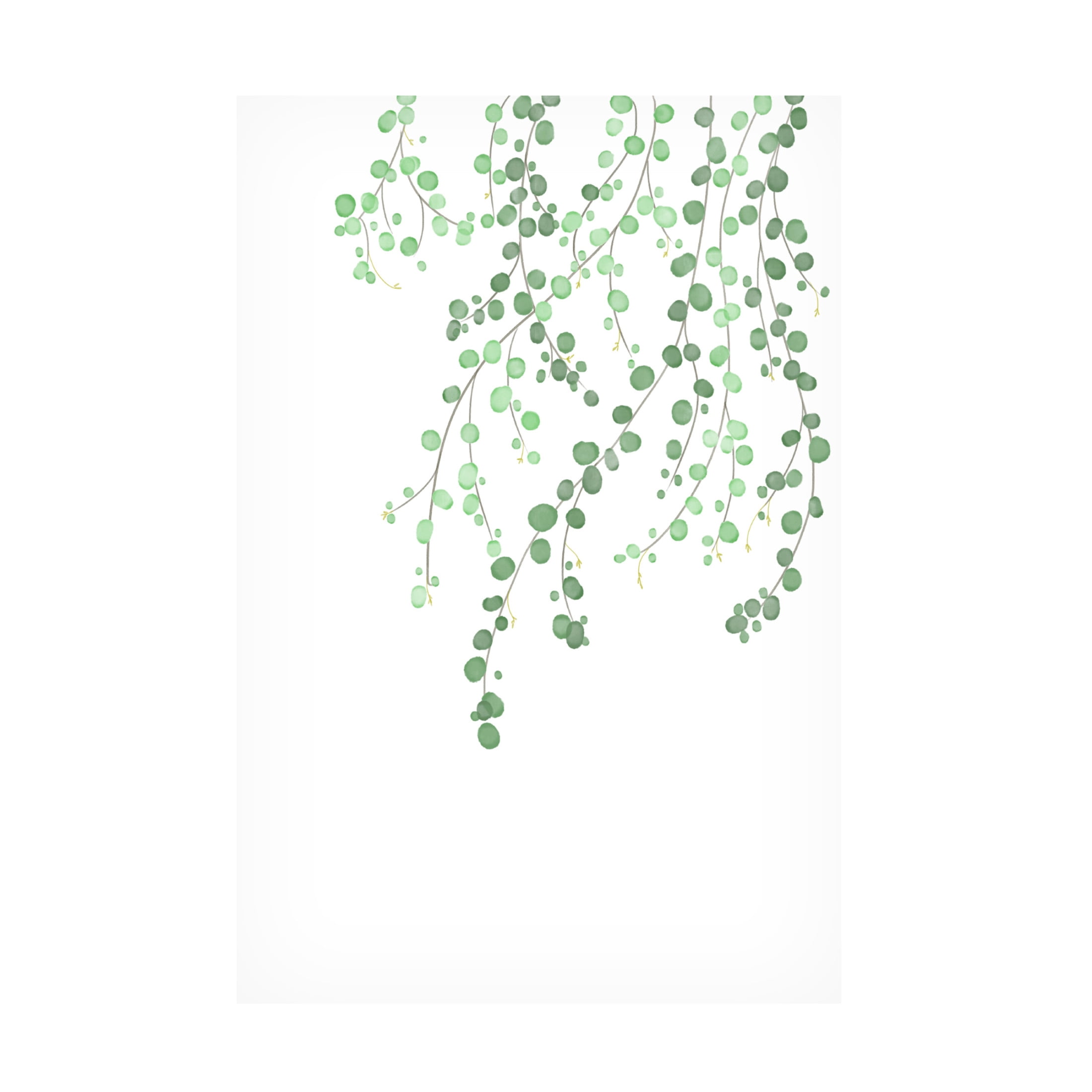 Canvas Wall Art - Pictufy Studio Ii 'Birch Tree' Wall Art for Living Room, Bedroom, or Office Décor by Trademark Fine Art - 22 x 32 Inches