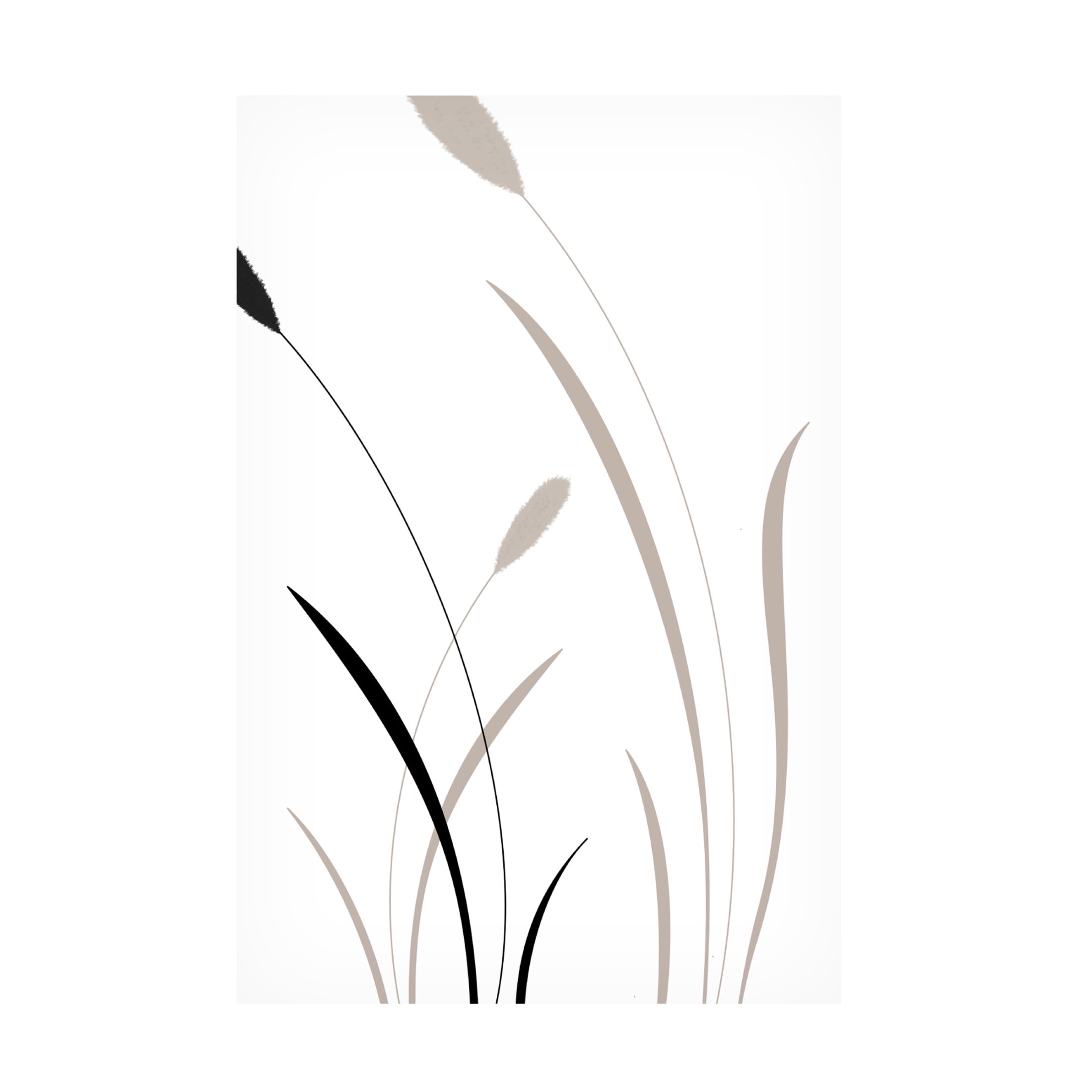 Canvas Wall Art - Pictufy Studio Ii 'Bunny Grass 02' Wall Art for Living Room, Bedroom, or Office Décor by Trademark Fine Art - 30 x 47 Inches