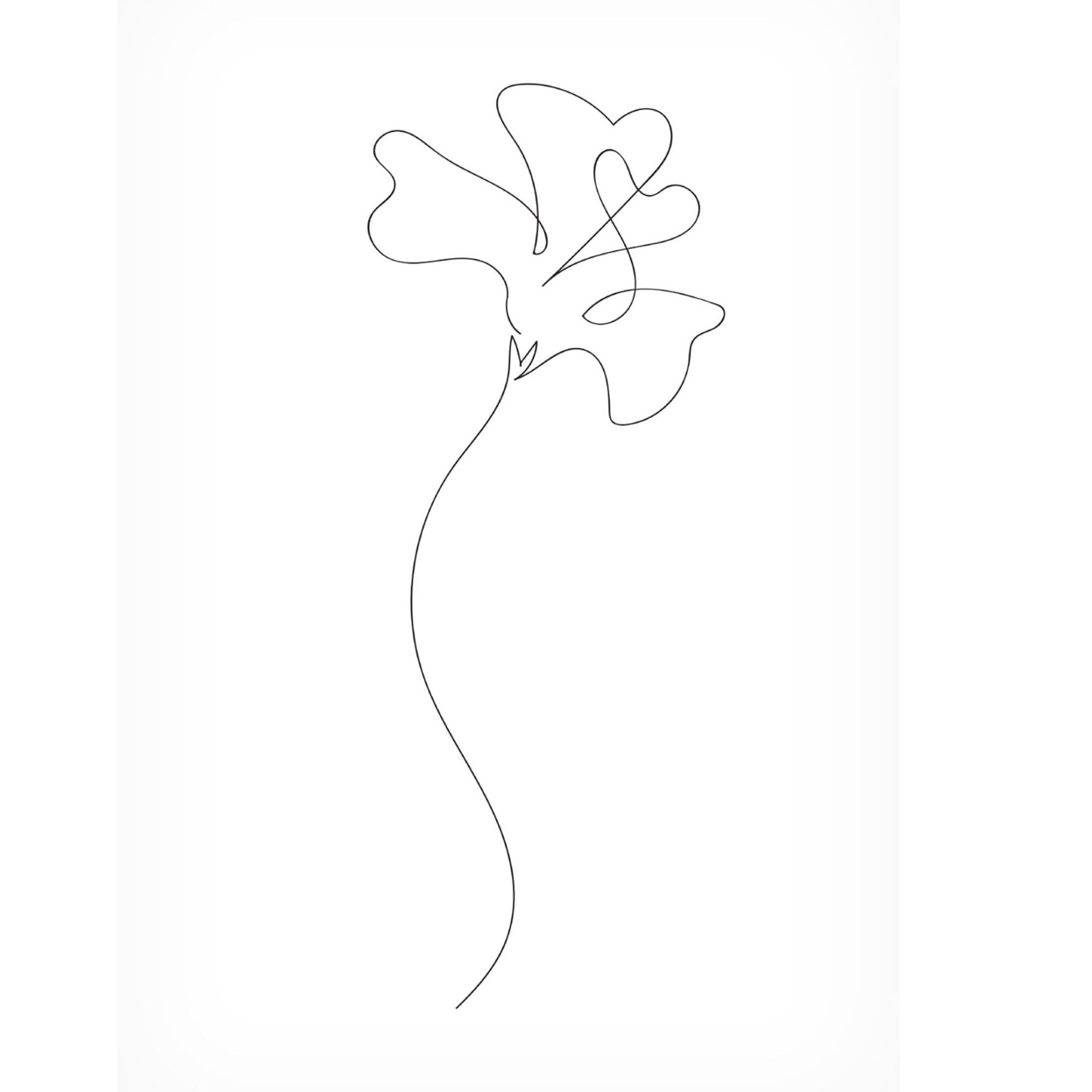 Canvas Wall Art - Pictufy Studio Ii 'Flower' Wall Art for Living Room, Bedroom, or Office Décor by Trademark Fine Art - 22 x 32 Inches