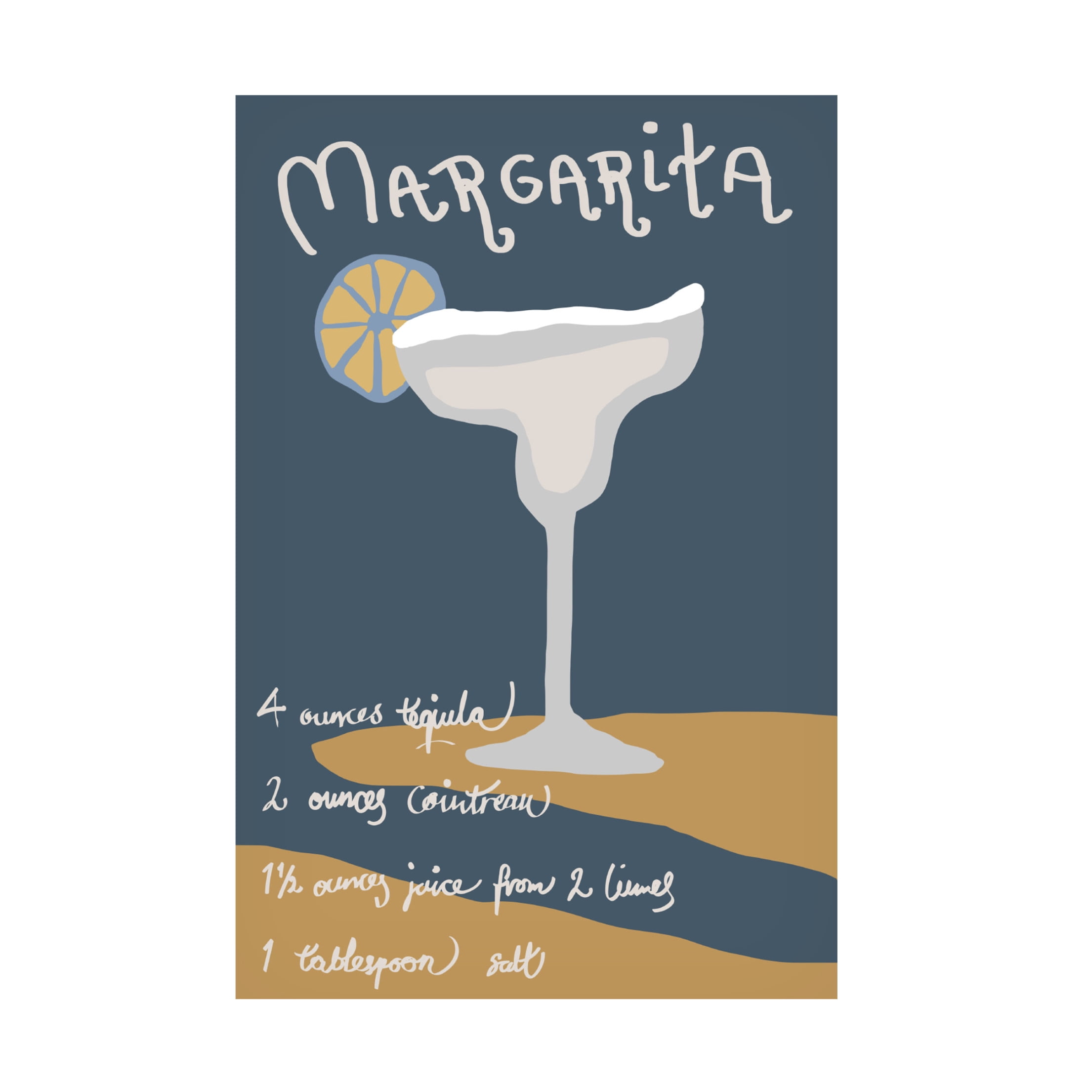 Canvas Wall Art - Pictufy Studio Ii 'Margarita' Wall Art for Living Room, Bedroom, or Office Décor by Trademark Fine Art - 30 x 47 Inches