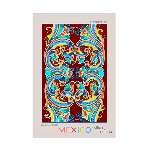 Canvas Wall Art - Pictufy Studio Ii 'Mexico City Art Basel' Wall Art for Living Room, Bedroom, or Office Décor by Trademark Fine Art - 12 x 19 Inches