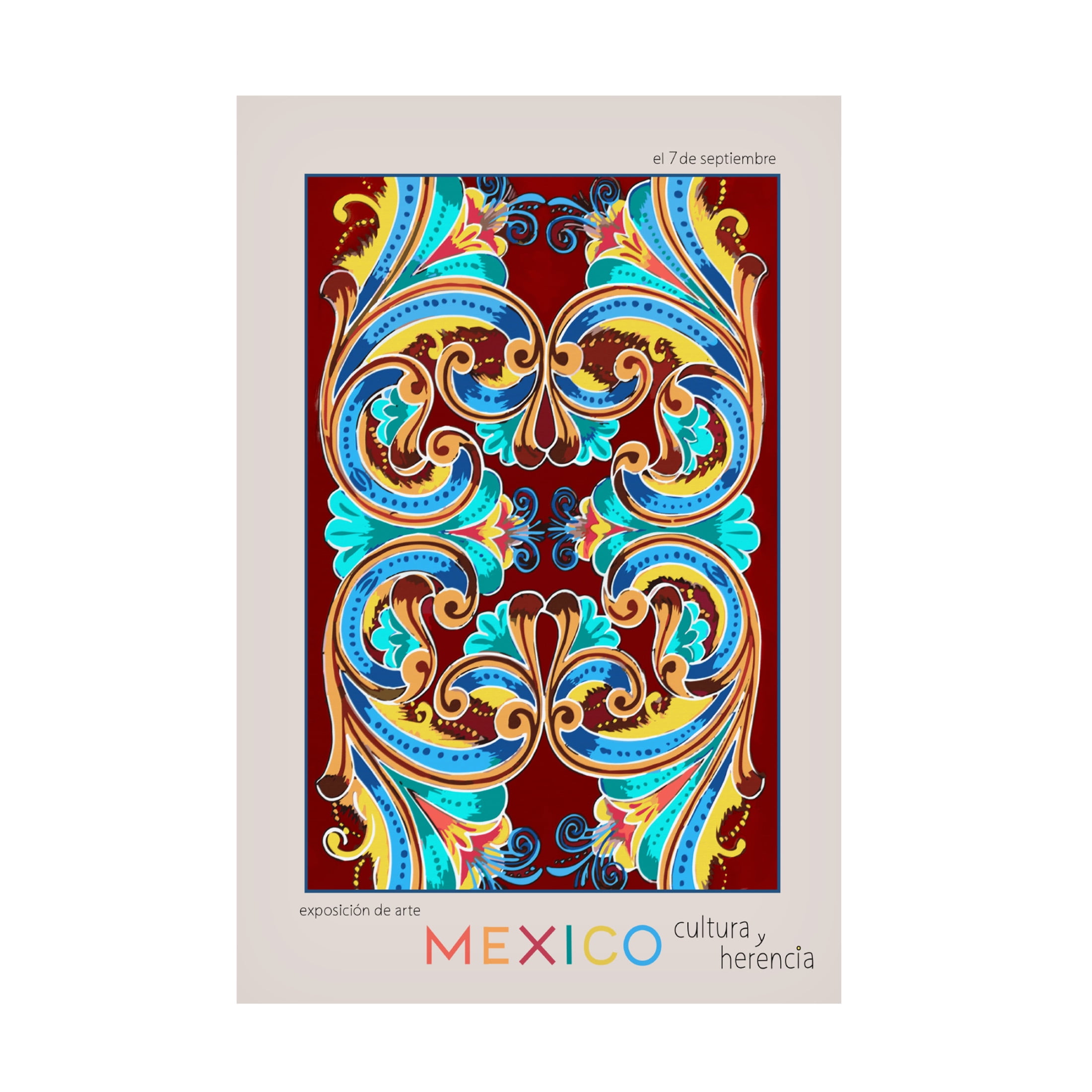 Canvas Wall Art - Pictufy Studio Ii 'Mexico City Art Basel' Wall Art for Living Room, Bedroom, or Office Décor by Trademark Fine Art - 16 x 24 Inches