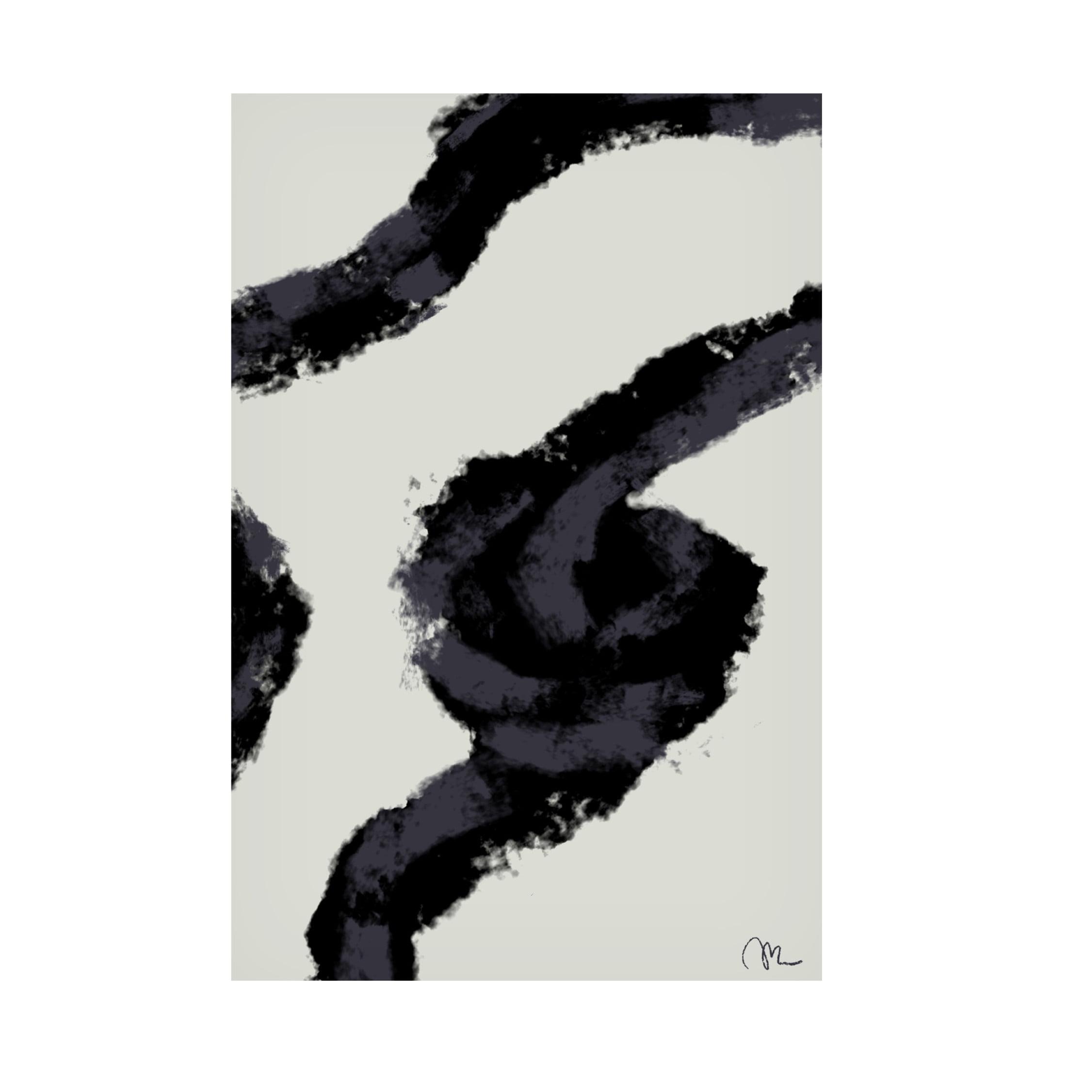 Canvas Wall Art - Pictufy Studio Ii 'Rope' Wall Art for Living Room, Bedroom, or Office Décor by Trademark Fine Art - 22 x 32 Inches