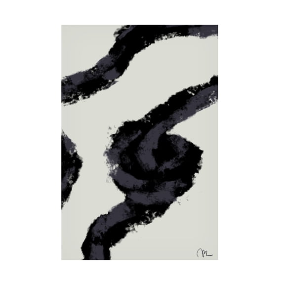 Canvas Wall Art - Pictufy Studio Ii 'Rope' Wall Art for Living Room, Bedroom, or Office Décor by Trademark Fine Art - 30 x 47 Inches