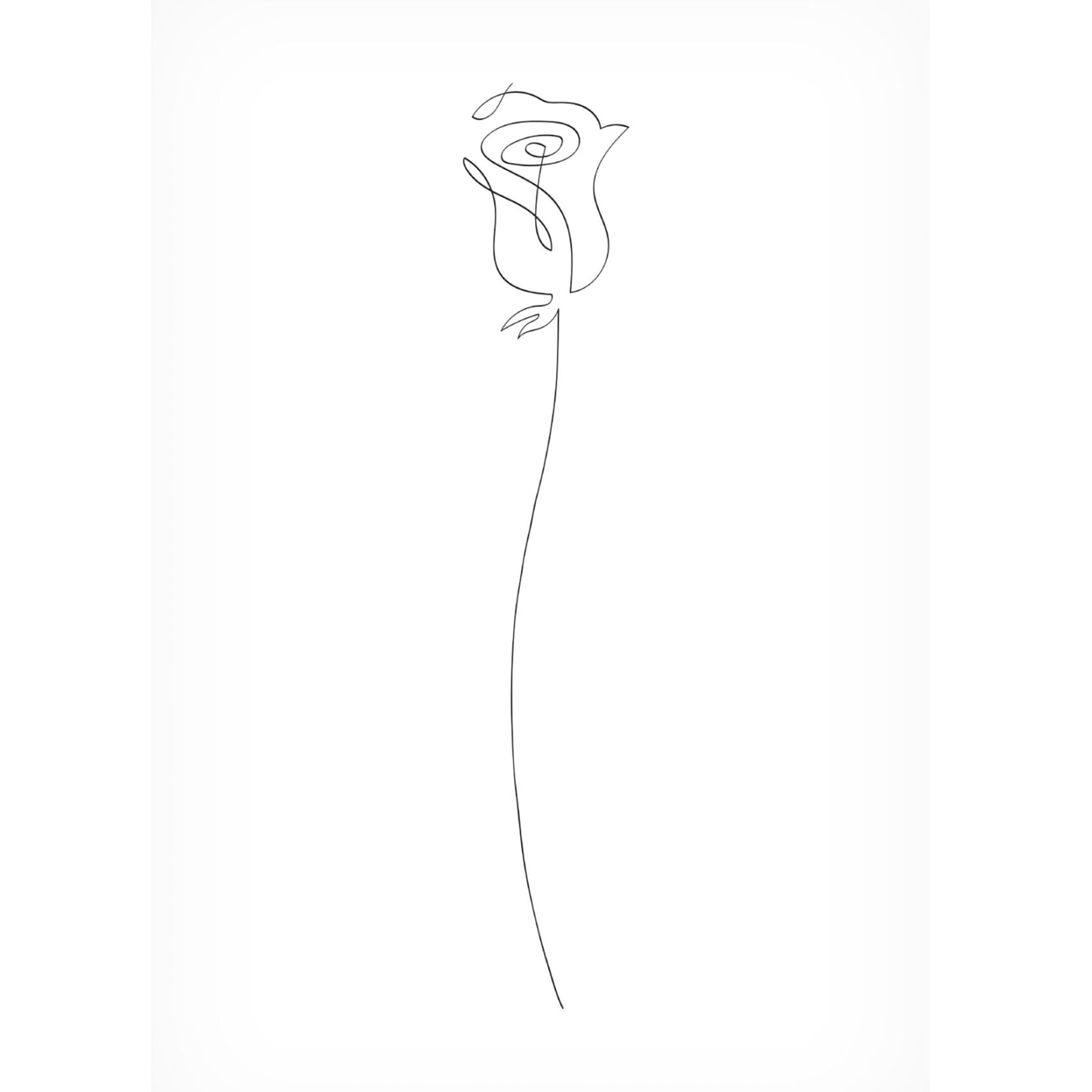 Canvas Wall Art - Pictufy Studio Ii 'Rose' Wall Art for Living Room, Bedroom, or Office Décor by Trademark Fine Art - 30 x 47 Inches