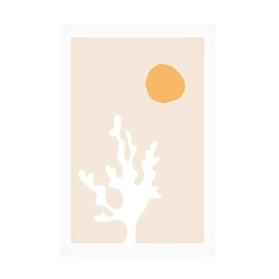 Canvas Wall Art - Pictufy Studio Ii 'Seaweed In The Sun' Wall Art for Living Room, Bedroom, or Office Décor by Trademark Fine Art - 12 x 19 Inches