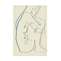 Canvas Wall Art - Pictufy Studio Ii 'Sitting Grand' Wall Art for Living Room, Bedroom, or Office Décor by Trademark Fine Art - 12 x 19 Inches