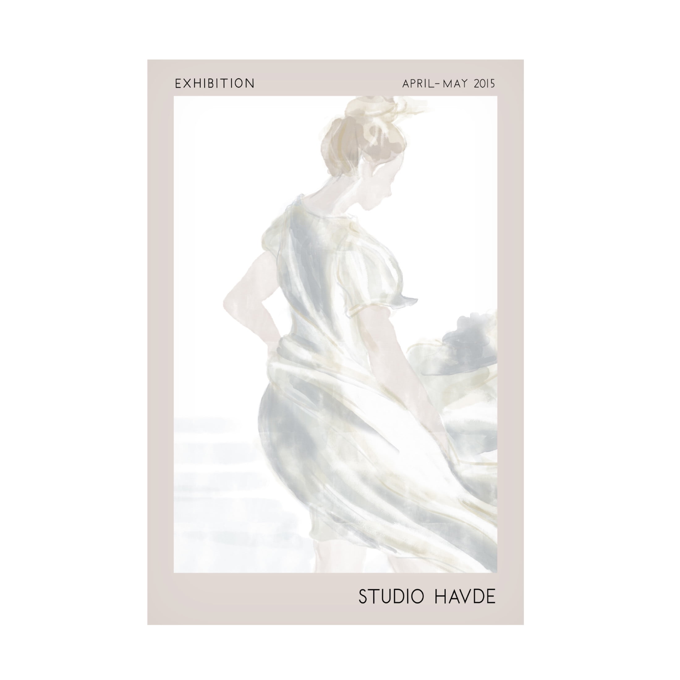 Canvas Wall Art - Pictufy Studio Ii 'Studio Havde' Wall Art for Living Room, Bedroom, or Office Décor by Trademark Fine Art - 16 x 24 Inches