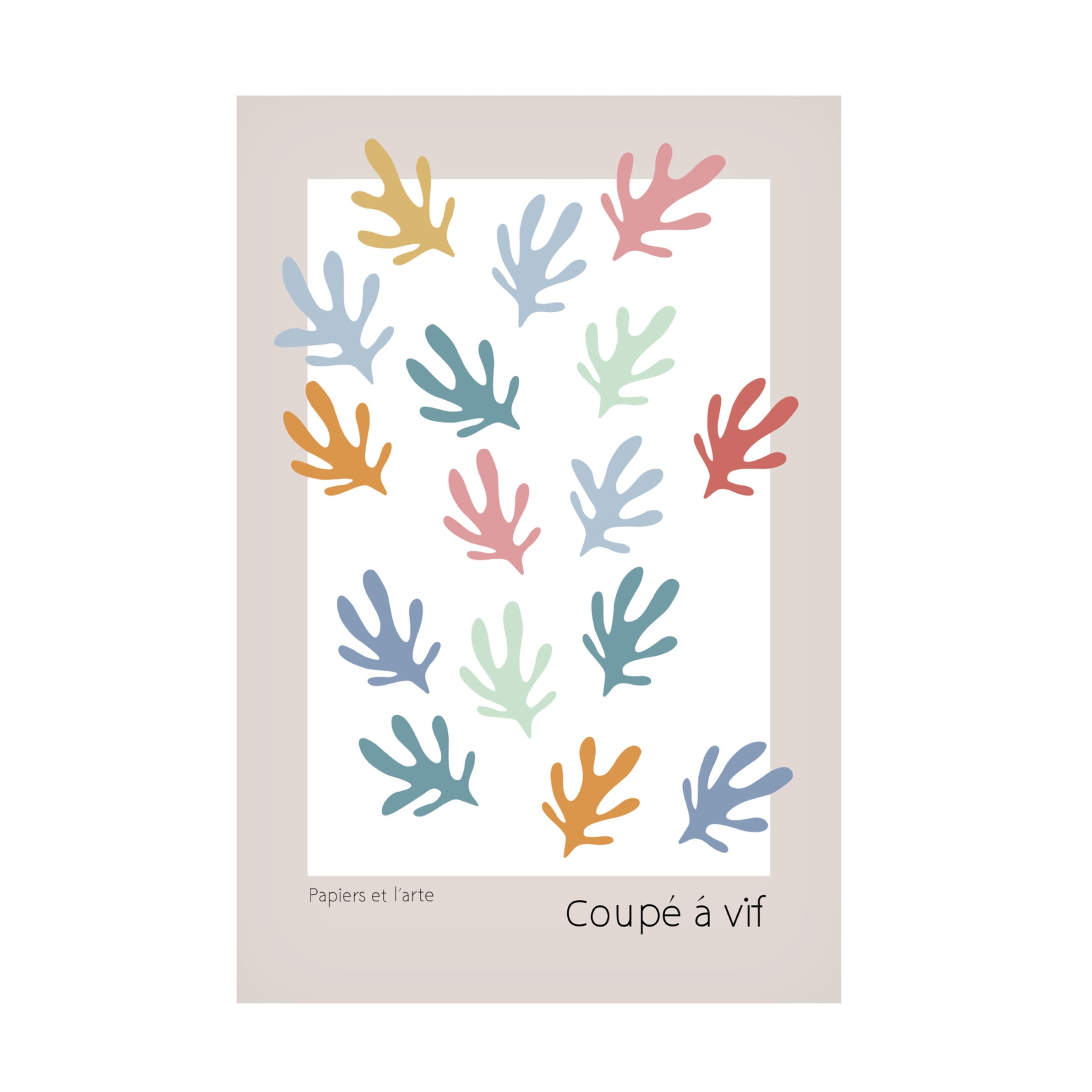 Canvas Wall Art - Pictufy Studio Ii 'Summer Cut Out' Wall Art for Living Room, Bedroom, or Office Décor by Trademark Fine Art - 22 x 32 Inches