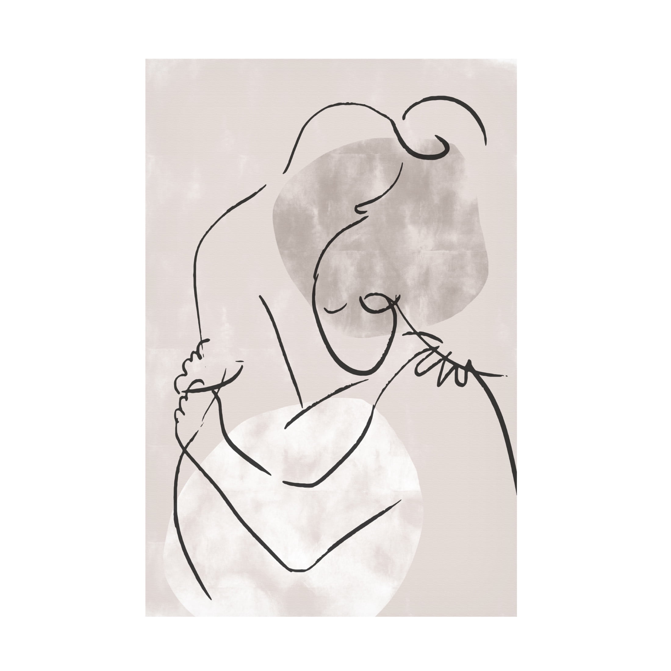 Canvas Wall Art - Pictufy Studio Ii 'The Hug' Wall Art for Living Room, Bedroom, or Office Décor by Trademark Fine Art - 30 x 47 Inches