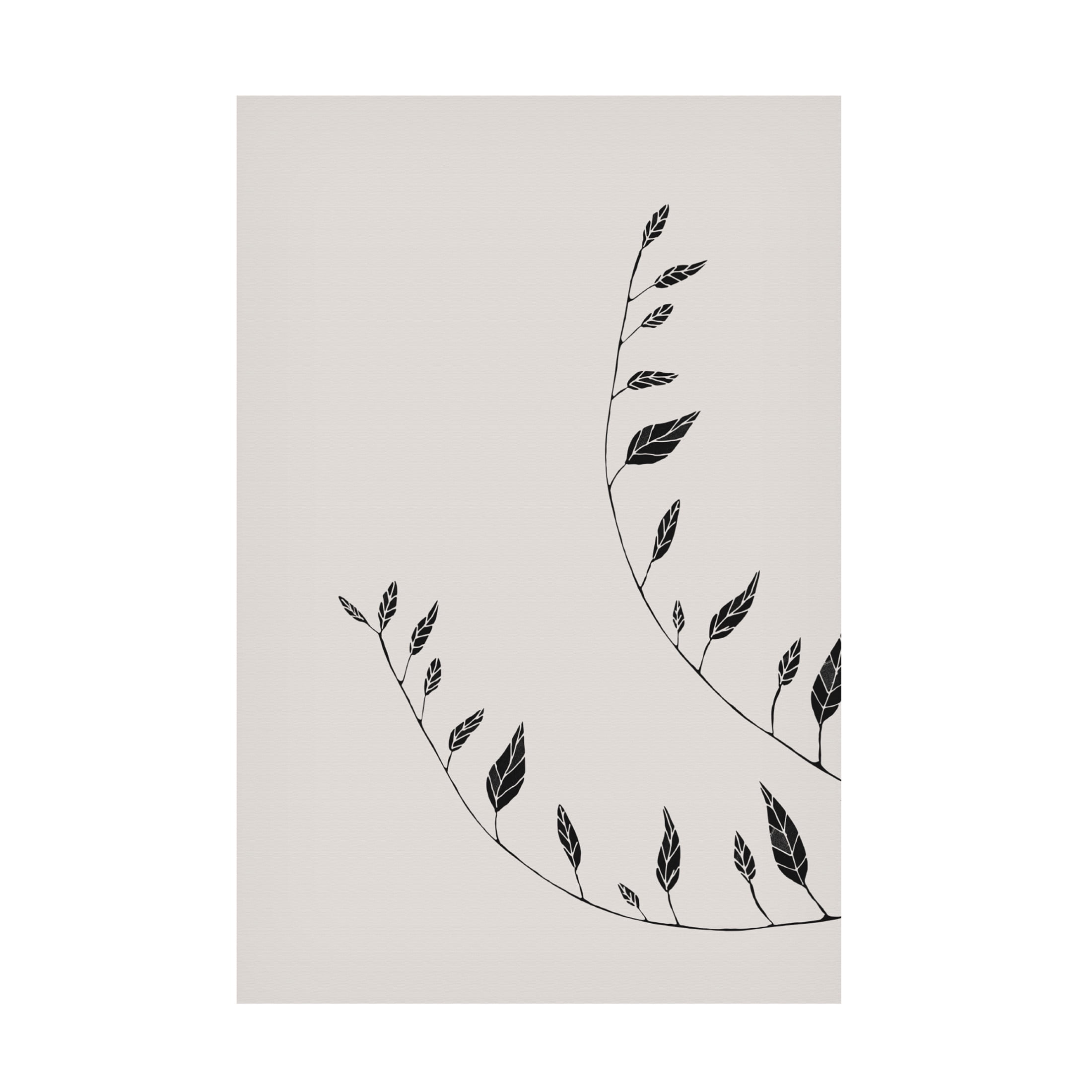 Canvas Wall Art - Pictufy Studio Ii 'Wavy Branches' Wall Art for Living Room, Bedroom, or Office Décor by Trademark Fine Art - 22 x 32 Inches