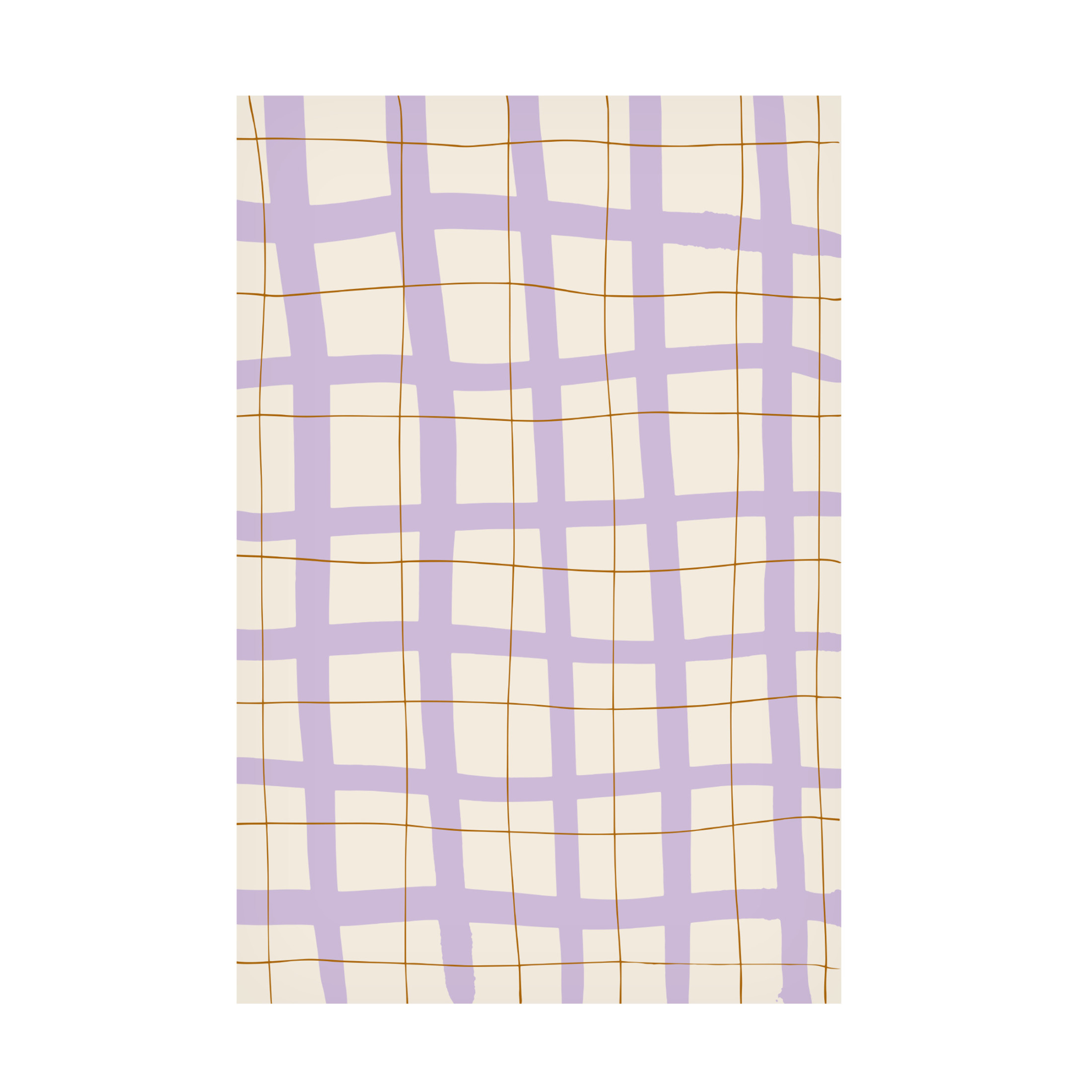 Canvas Wall Art - Pictufy Studio 'Lilac Grid' Wall Art for Living Room, Bedroom, or Office Décor by Trademark Fine Art - 30 x 47 Inches