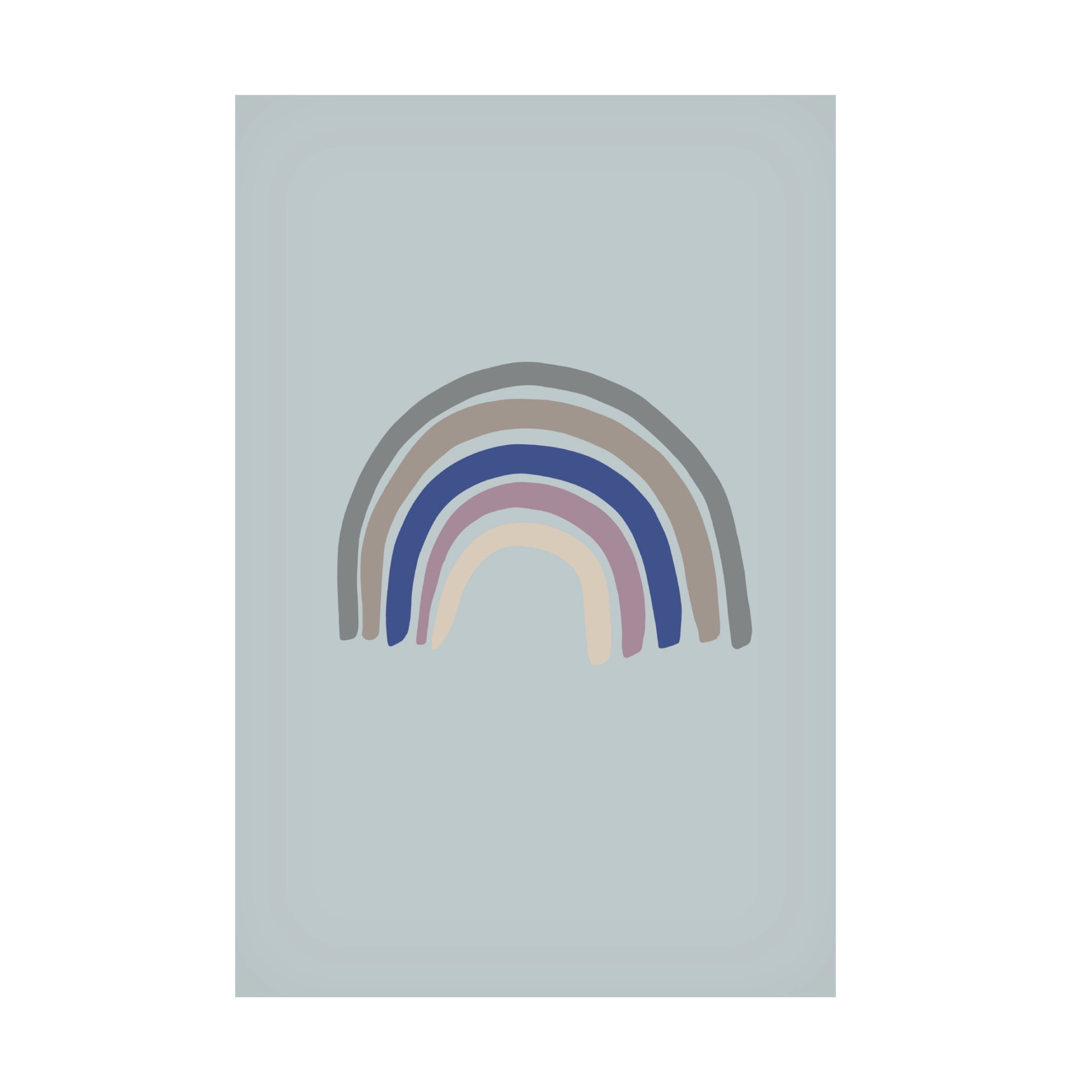 Canvas Wall Art - Pictufy Studio 'Rainbow Blue' Wall Art for Living Room, Bedroom, or Office Décor by Trademark Fine Art - 16 x 24 Inches