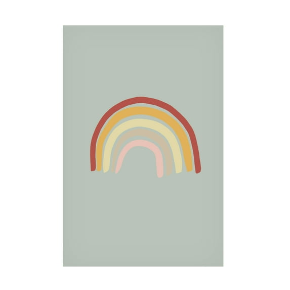 Canvas Wall Art - Pictufy Studio 'Rainbow Green' Wall Art for Living Room, Bedroom, or Office Décor by Trademark Fine Art - 30 x 47 Inches