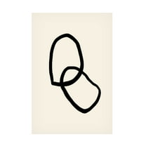 Canvas Wall Art - Pictufy Studio 'Shape 03' Wall Art for Living Room, Bedroom, or Office Décor by Trademark Fine Art - 12 x 19 Inches