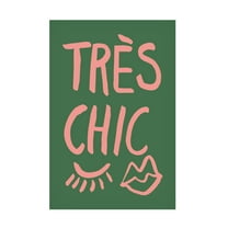 Canvas Wall Art - Pictufy Studio 'Traus Chic Green' Wall Art for Living Room, Bedroom, or Office Décor by Trademark Fine Art - 12 x 19 Inches