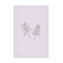 Canvas Wall Art - Pictufy Studio 'Two Twigs' Wall Art for Living Room, Bedroom, or Office Décor by Trademark Fine Art - 12 x 19 Inches