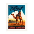 thumbnail image 1 of Canvas Wall Art - Pictufy  'Trans Australian Railway Poster' Wall Art for Living Room, Bedroom, or Office D?cor by Trademark Fine Art - 14 x 19 Inches, 1 of 4