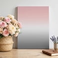 thumbnail image 1 of Canvas Wall Art Pink Gray Canvas Art Print Gradient Pictures Wall Decor for Living Room Bedroom Artwork Decorations Stretched Framed Ready to Hang 20"x30", 1 of 9
