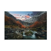 Canvas Wall Art - RODRIGO GERHARDT BARBOSA ' Throat Of The Earth' Wall Art for Living Room, Bedroom, or Office Décor by Trademark Fine Art - 19 x 12 Inches