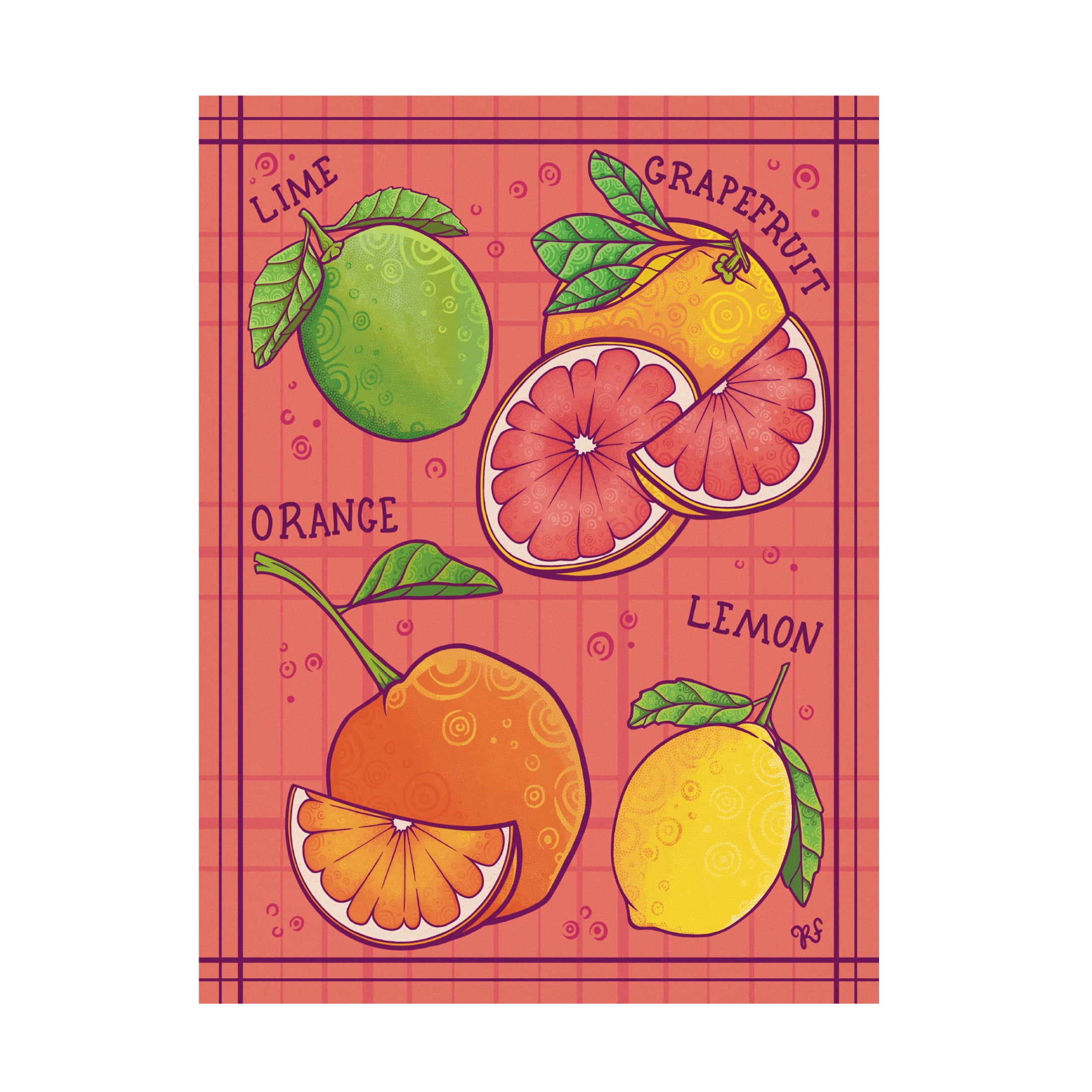 Canvas Wall Art - Rachel Feirman 'Sweet and Sour' Wall Art for Living Room, Bedroom, or Office Décor by Trademark Fine Art - 35 x 47 Inches