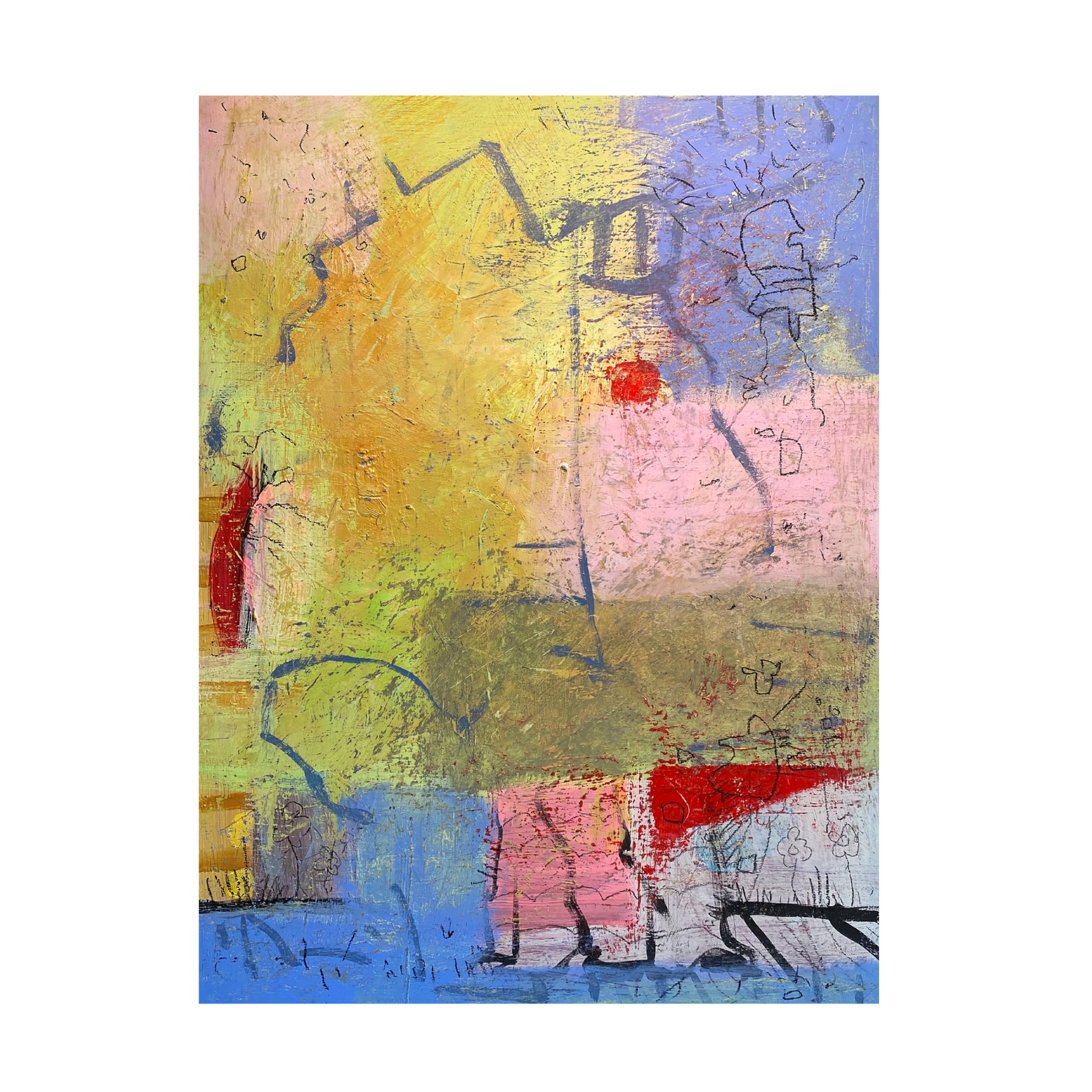 Canvas Wall Art - Randy Noble Fine Art 'Context' Wall Art for Living Room, Bedroom, or Office Décor by Trademark Fine Art - 18 x 24 Inches