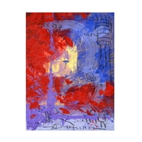 Canvas Wall Art - Randy Noble Fine Art 'District' Wall Art for Living Room, Bedroom, or Office Décor by Trademark Fine Art - 14 x 19 Inches