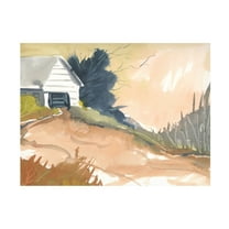 Canvas Wall Art - Randy Noble Fine Art 'Homeward' Wall Art for Living Room, Bedroom, or Office Décor by Trademark Fine Art - 19 x 14 Inches