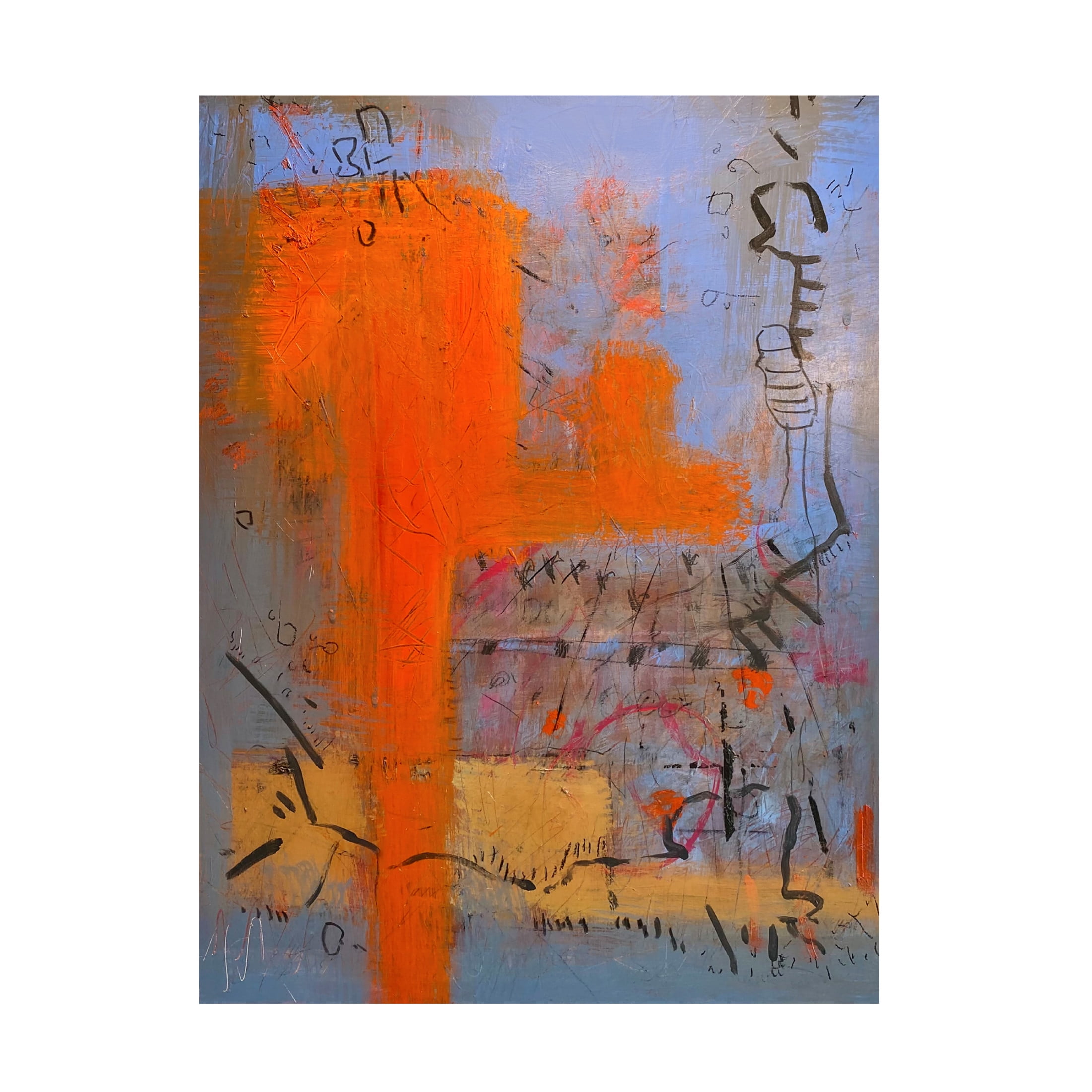 Canvas Wall Art - Randy Noble Fine Art 'Meanings' Wall Art for Living Room, Bedroom, or Office Décor by Trademark Fine Art - 14 x 19 Inches