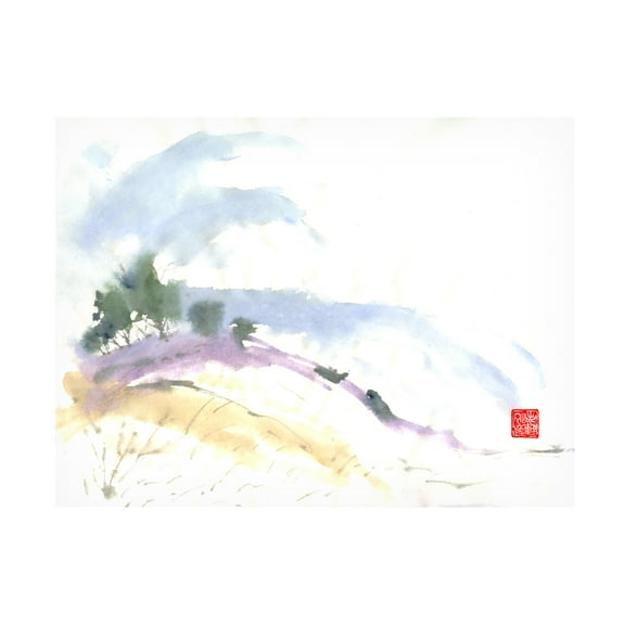 Canvas Wall Art - Randy Noble Fine Art 'Serenenes' Wall Art for Living Room, Bedroom, or Office Décor by Trademark Fine Art - 19 x 14 Inches