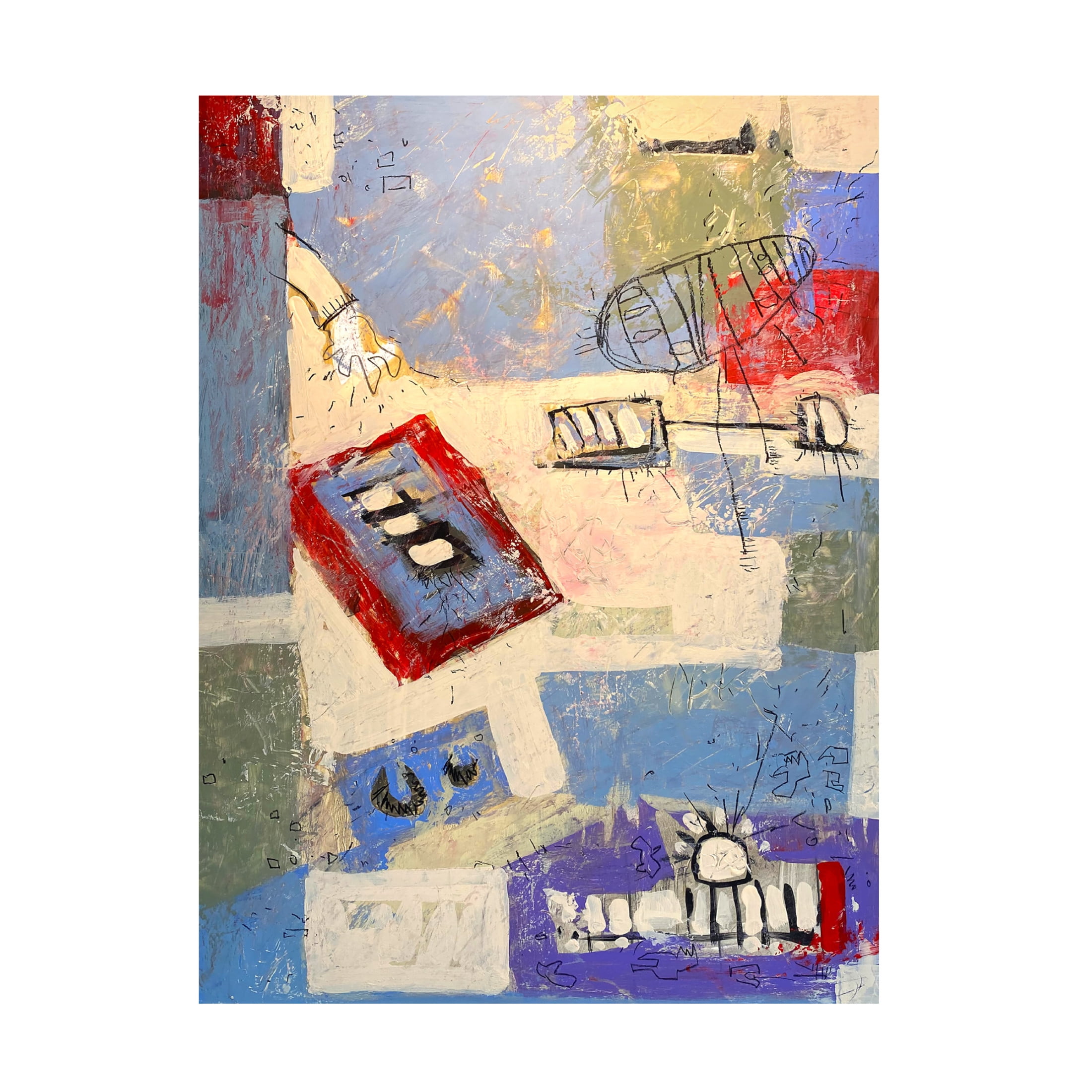Canvas Wall Art - Randy Noble Fine Art 'Viewers Way' Wall Art for Living Room, Bedroom, or Office Décor by Trademark Fine Art - 24 x 32 Inches