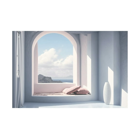 Canvas Wall Art - Ray Heere 'Architectural Photography Balconies 1' Wall Art for Living Room, Bedroom, or Office Décor by Trademark Fine Art - 19 x 12 Inches