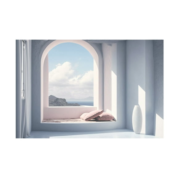 Canvas Wall Art - Ray Heere 'Architectural Photography Balconies 1' Wall Art for Living Room, Bedroom, or Office Décor by Trademark Fine Art - 19 x 12 Inches