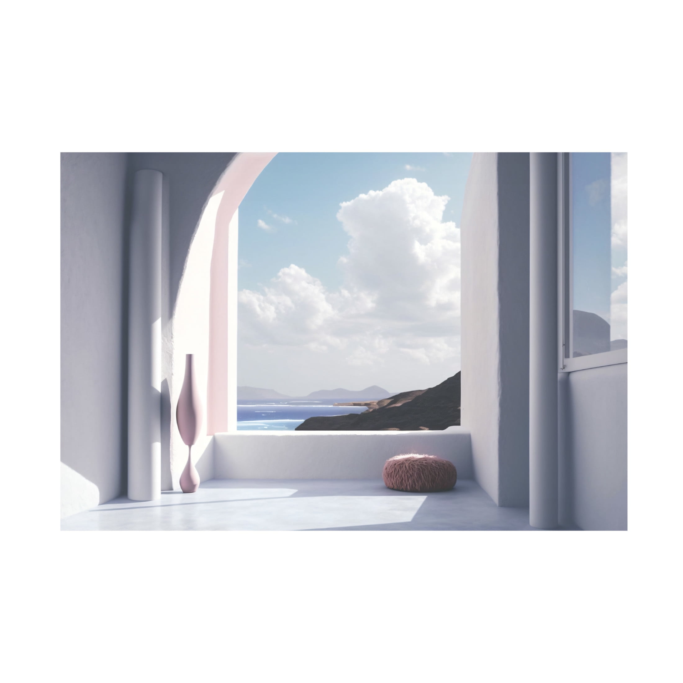 Canvas Wall Art - Ray Heere 'Architectural Photography Balconies 2' Wall Art for Living Room, Bedroom, or Office Décor by Trademark Fine Art - 32 x 22 Inches