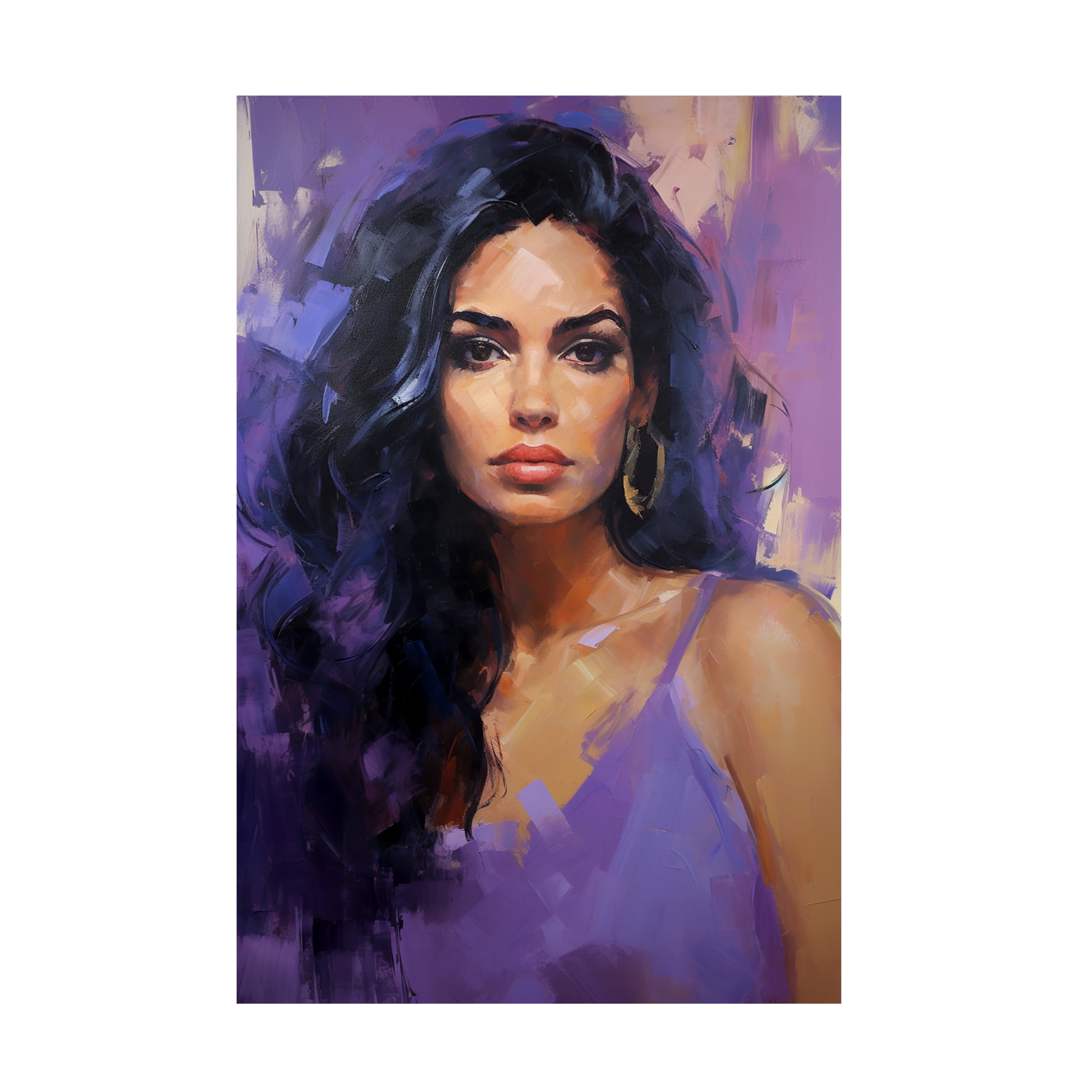 Canvas Wall Art - Ray Heere 'Colorful Model 11' Wall Art for Living Room, Bedroom, or Office Décor by Trademark Fine Art - 30 x 47 Inches