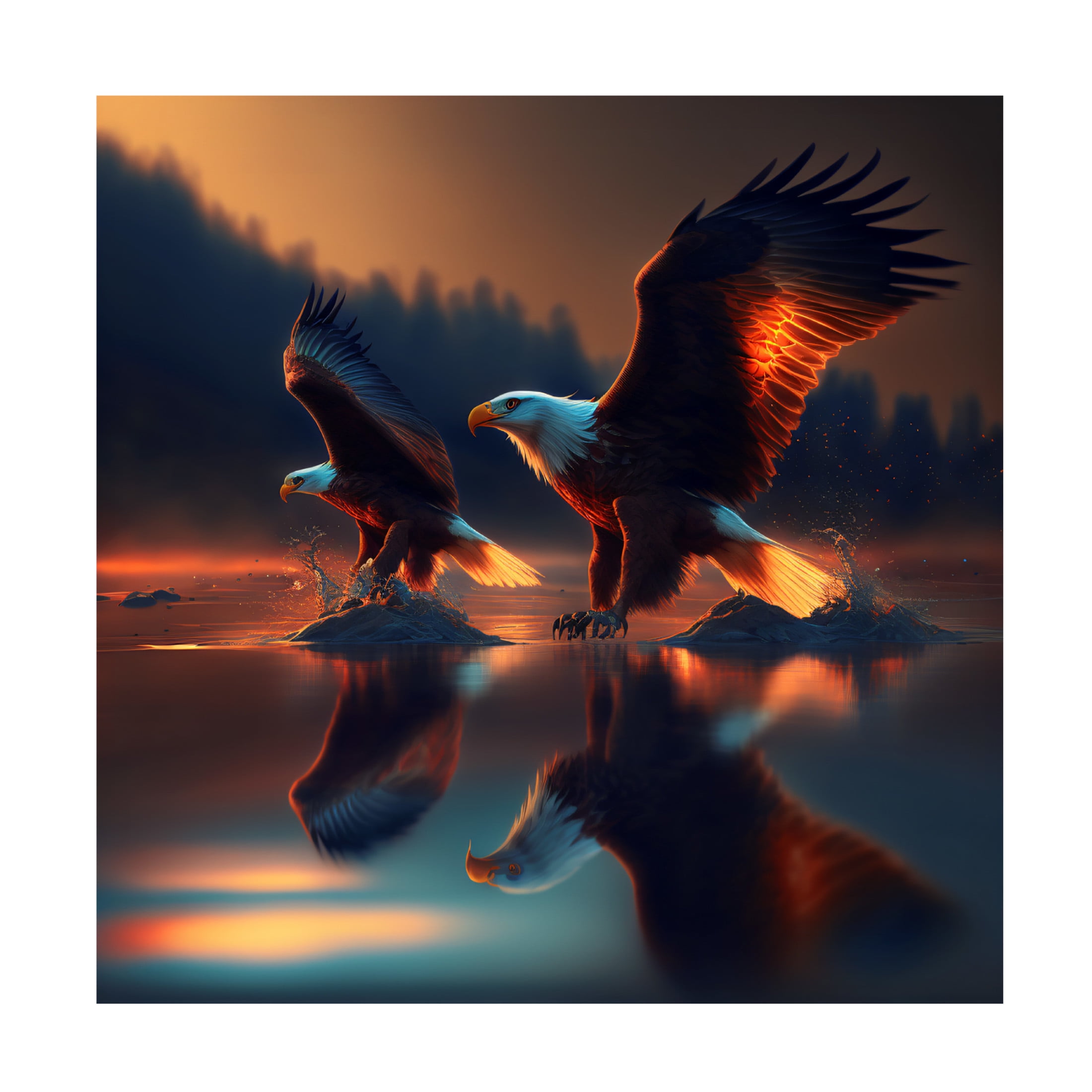 Canvas Wall Art - Ray Heere 'Desert Of Dreams 10' Wall Art for Living Room, Bedroom, or Office Décor by Trademark Fine Art - 35 x 35 Inches