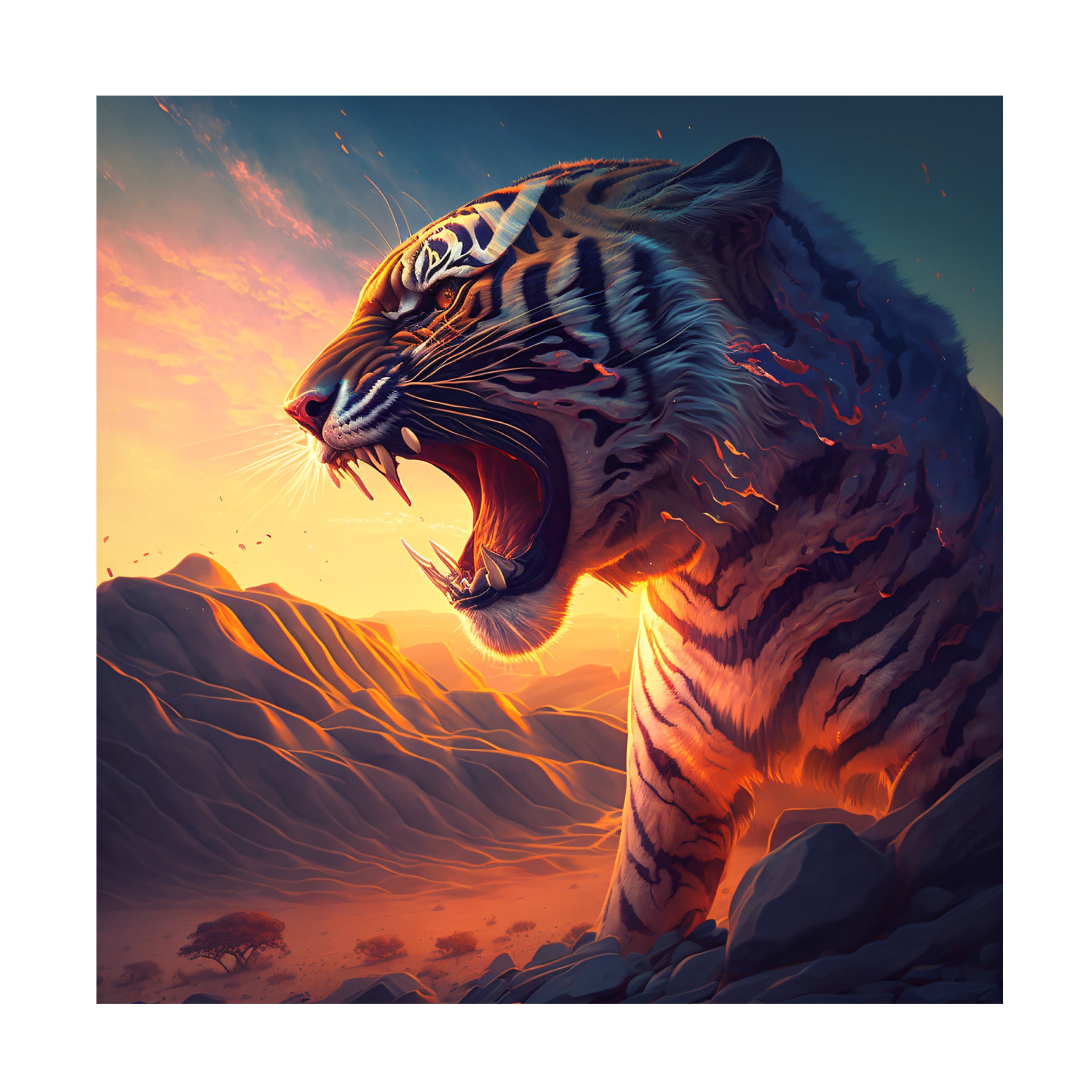 Canvas Wall Art - Ray Heere 'Desert Of Dreams 16' Wall Art for Living Room, Bedroom, or Office DÃ©cor by Trademark Fine Art - 24 x 24 Inches