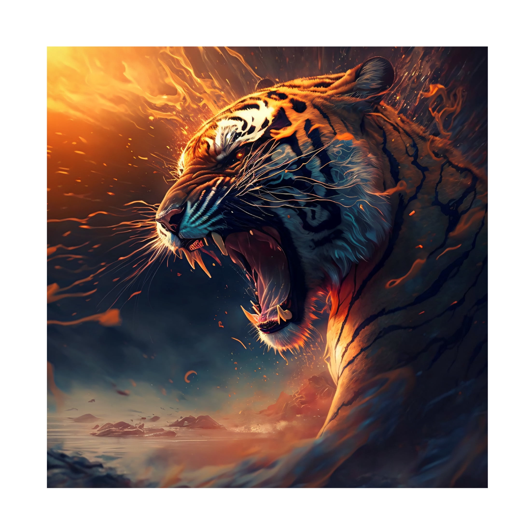 Canvas Wall Art - Ray Heere 'Desert Of Dreams 5' Wall Art for Living Room, Bedroom, or Office Décor by Trademark Fine Art - 35 x 35 Inches