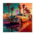 thumbnail image 1 of Canvas Wall Art - Ray Heere 'Las Vegas Strip Cadillac 15' Wall Art for Living Room, Bedroom, or Office Décor by Trademark Fine Art - 14 x 14 Inches - 14x14, 1 of 5