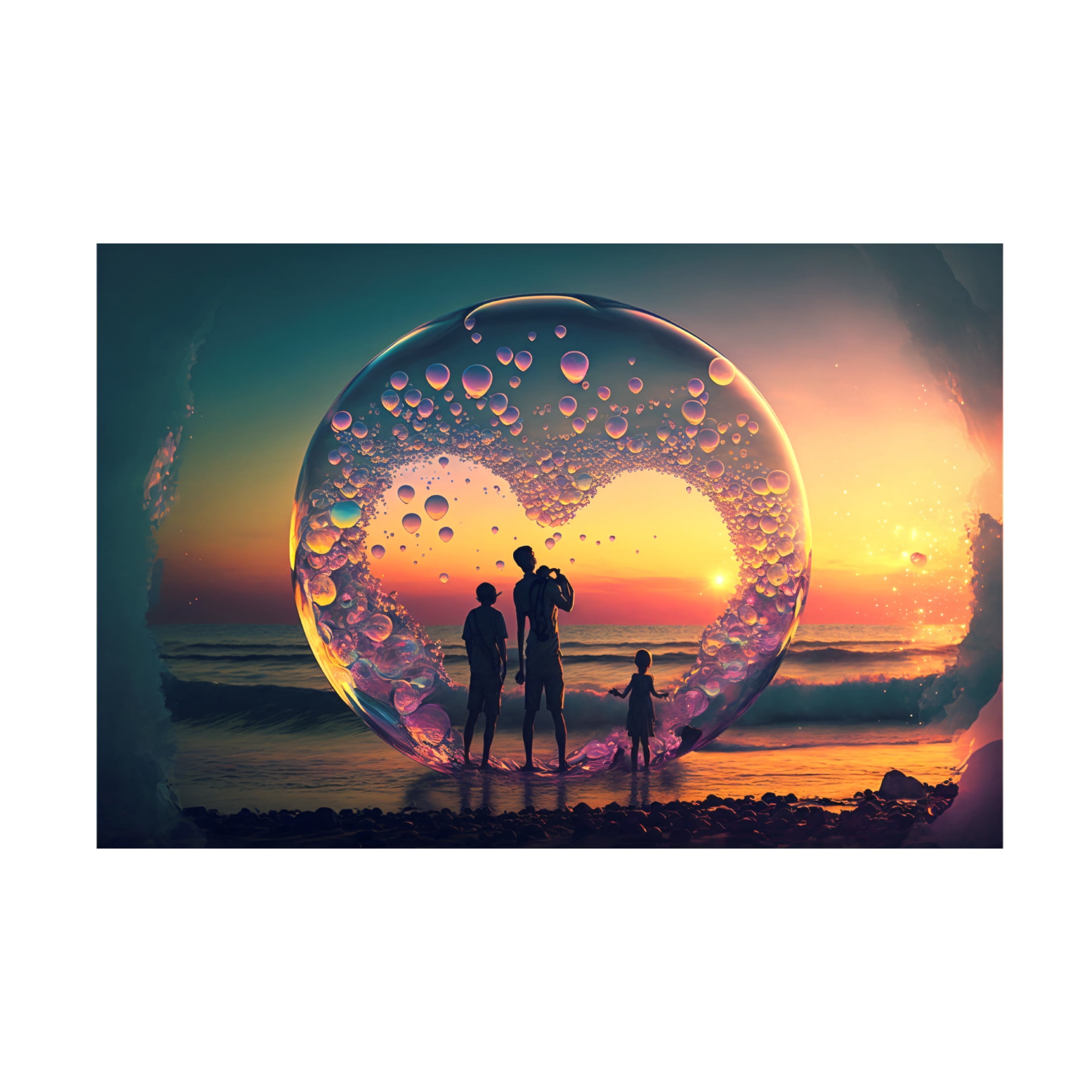 Canvas Wall Art - Ray Heere 'Love Is In The Air 11' Wall Art for Living Room, Bedroom, or Office Décor by Trademark Fine Art - 32 x 22 Inches