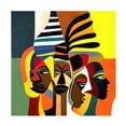 thumbnail image 1 of Canvas Wall Art - Ray Heere 'Mid Century Celebration Of All Cultures 15' Wall Art for Living Room, Bedroom, or Office Décor by Trademark Fine Art - 18 x 18 Inches, 1 of 4