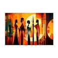thumbnail image 1 of Canvas Wall Art - Ray Heere 'Mid Century Celebration Of All Cultures 9' Wall Art for Living Room, Bedroom, or Office Décor by Trademark Fine Art - 24 x 16 Inches, 1 of 4