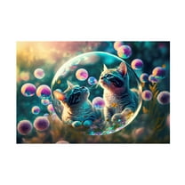 Canvas Wall Art - Ray Heere 'Mystical Morning 3' Wall Art for Living Room, Bedroom, or Office Décor by Trademark Fine Art - 19 x 12 Inches