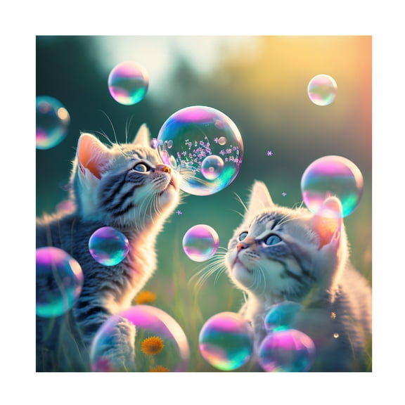 Canvas Wall Art - Ray Heere 'Mystical Morning 30' Wall Art for Living Room, Bedroom, or Office Décor by Trademark Fine Art - 14 x 14 Inches