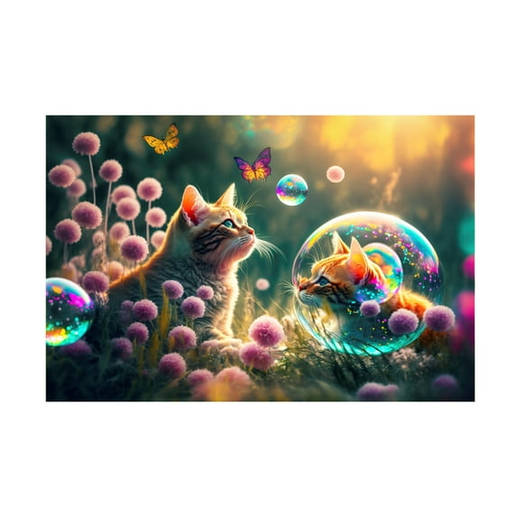 Canvas Wall Art - Ray Heere 'Mystical Morning 4' Wall Art for Living Room, Bedroom, or Office Décor by Trademark Fine Art - 47 x 30 Inches