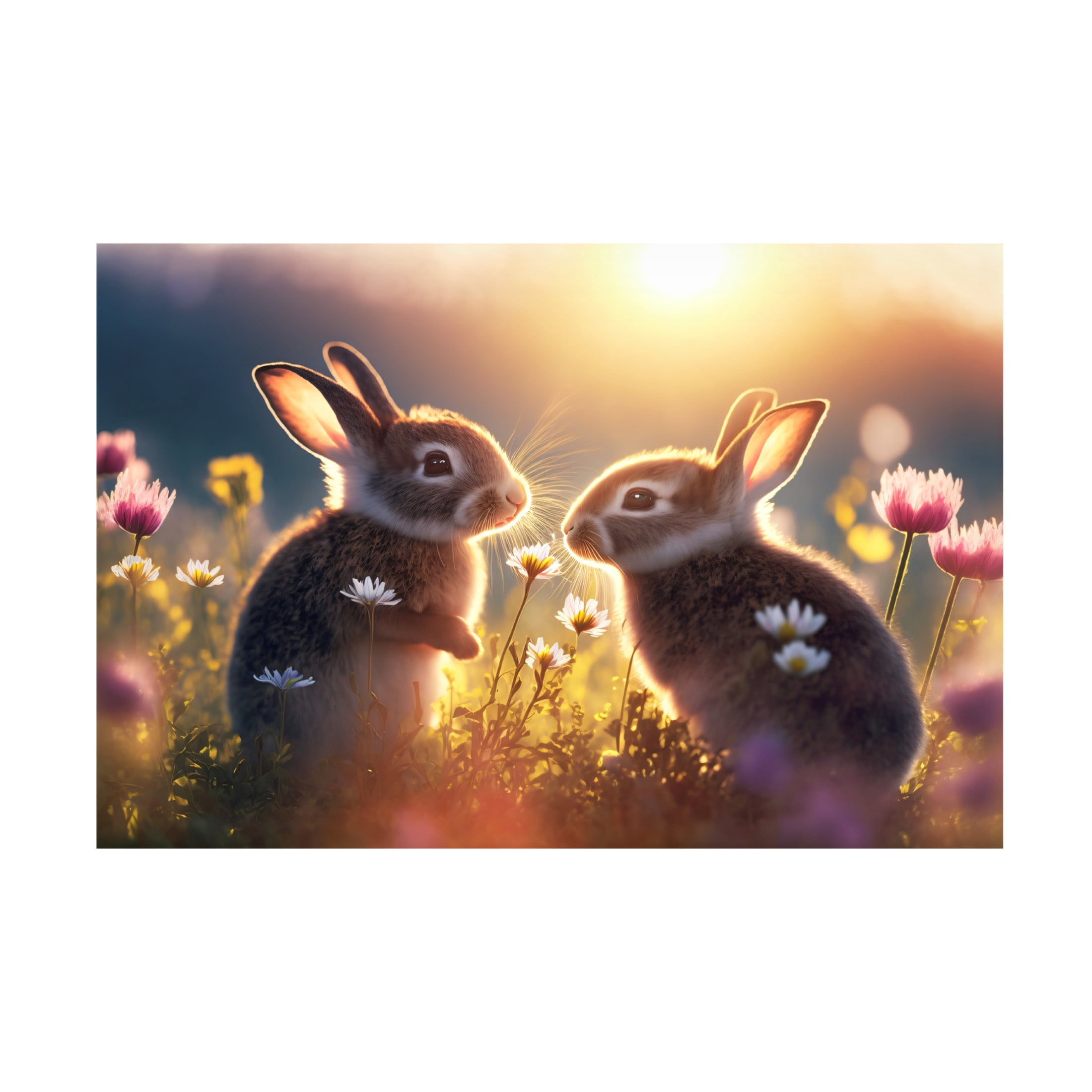 Canvas Wall Art - Ray Heere 'Woodland Animals 17' Wall Art for Living Room, Bedroom, or Office Décor by Trademark Fine Art - 32 x 22 Inches