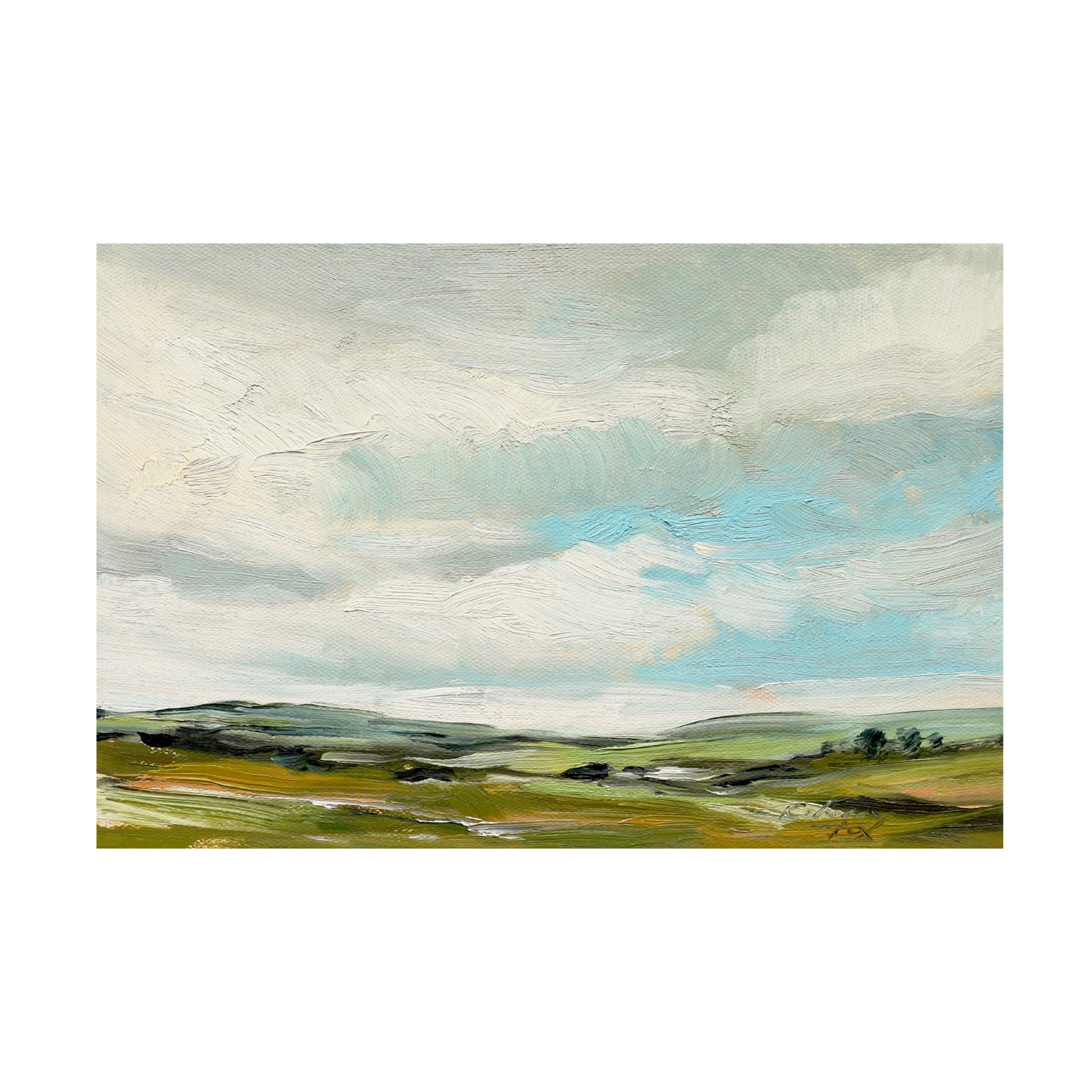 Canvas Wall Art - Rebecca Fox 'Countryside' Wall Art for Living Room, Bedroom, or Office Décor by Trademark Fine Art - 47 x 30 Inches