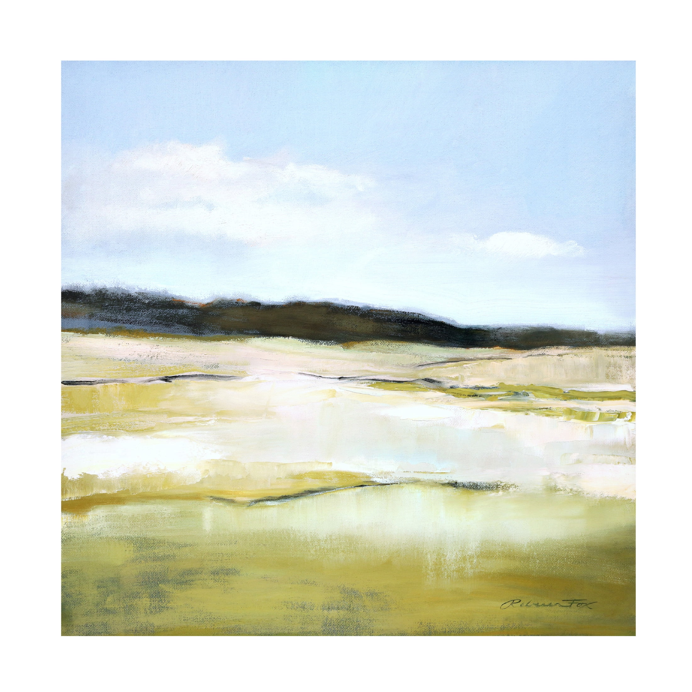 Canvas Wall Art - Rebecca Fox 'Hillside' Wall Art for Living Room, Bedroom, or Office Décor by Trademark Fine Art - 24 x 24 Inches