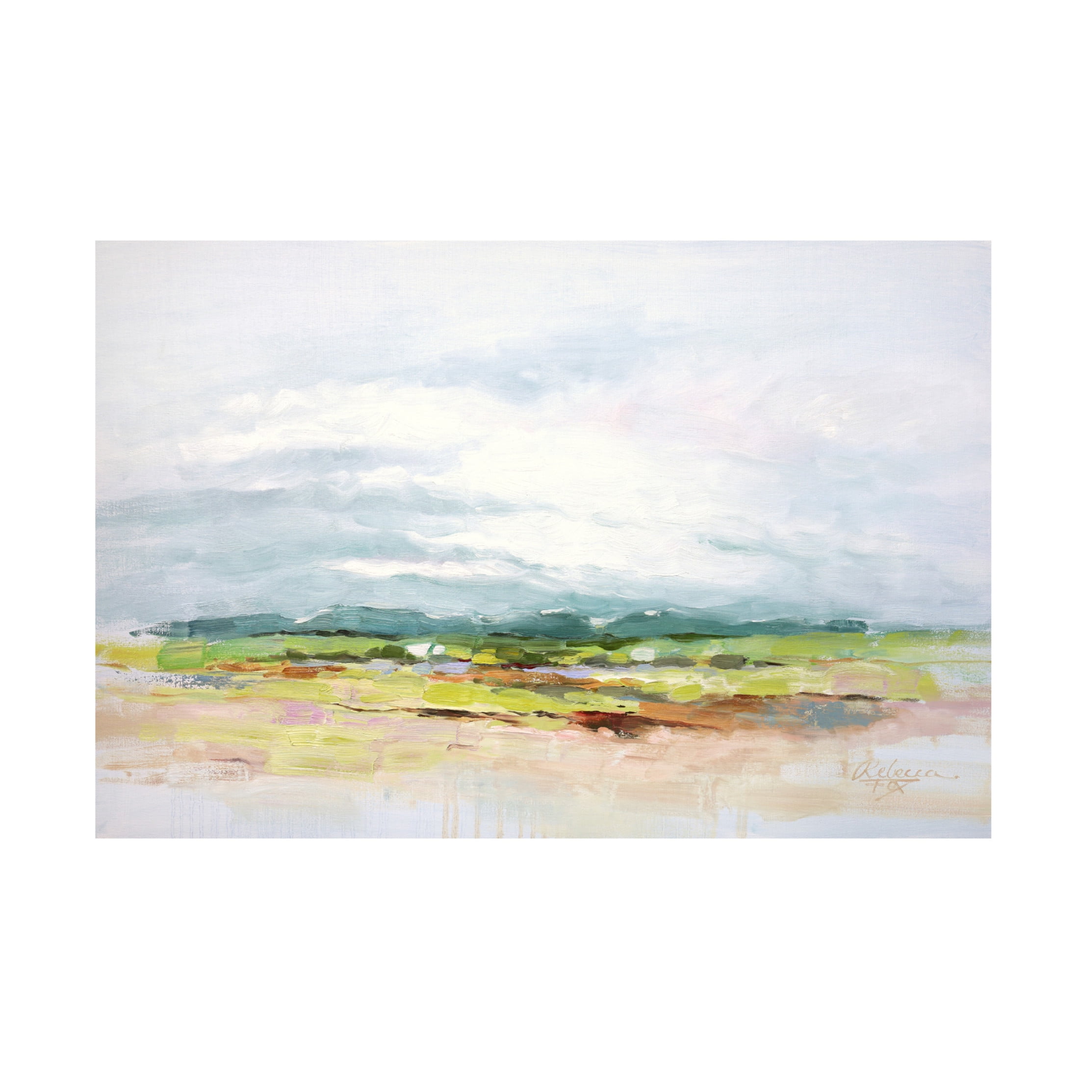 Canvas Wall Art - Rebecca Fox 'One Cloudy Day' Wall Art for Living Room, Bedroom, or Office Décor by Trademark Fine Art - 47 x 30 Inches